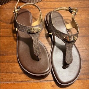 Brown Michael Kors Sandals Size 8.5